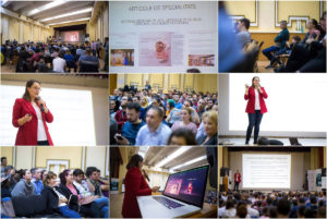 Olga Vuscan New Born Photographer for Workshops by Camen Bergmann Studio speaking on various ocasions